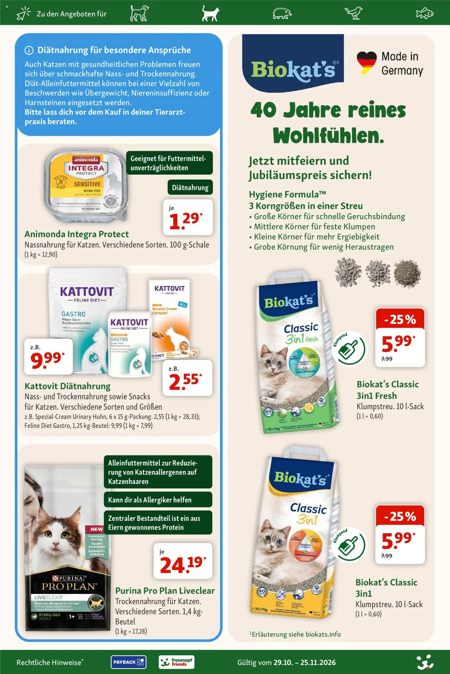 Vorschau von dem Prospekt des Geschäftes Fressnapf, gültig ab dem 29.10.2026