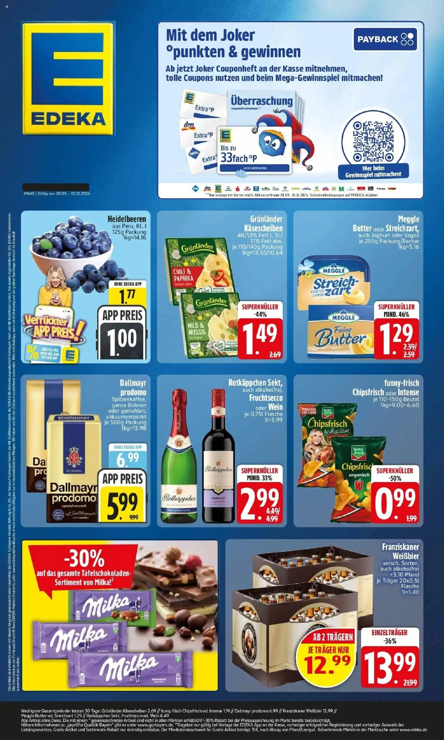 Vorschau von dem Prospekt des Geschäftes Edeka, gültig ab dem 28.09.2026