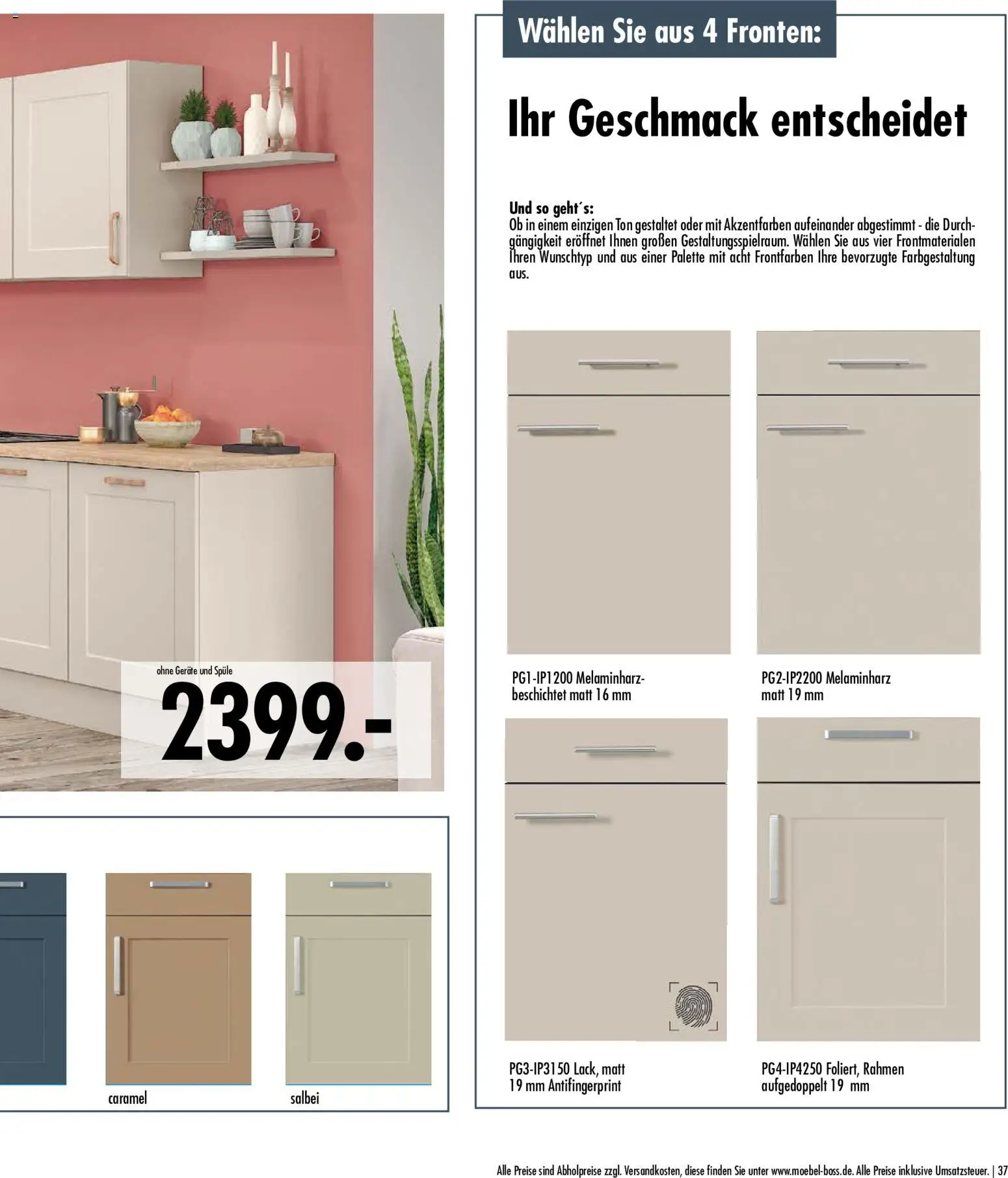 Vorschau von dem Prospekt des Geschäftes SB Möbel Boss, gültig ab dem 09.04.2026