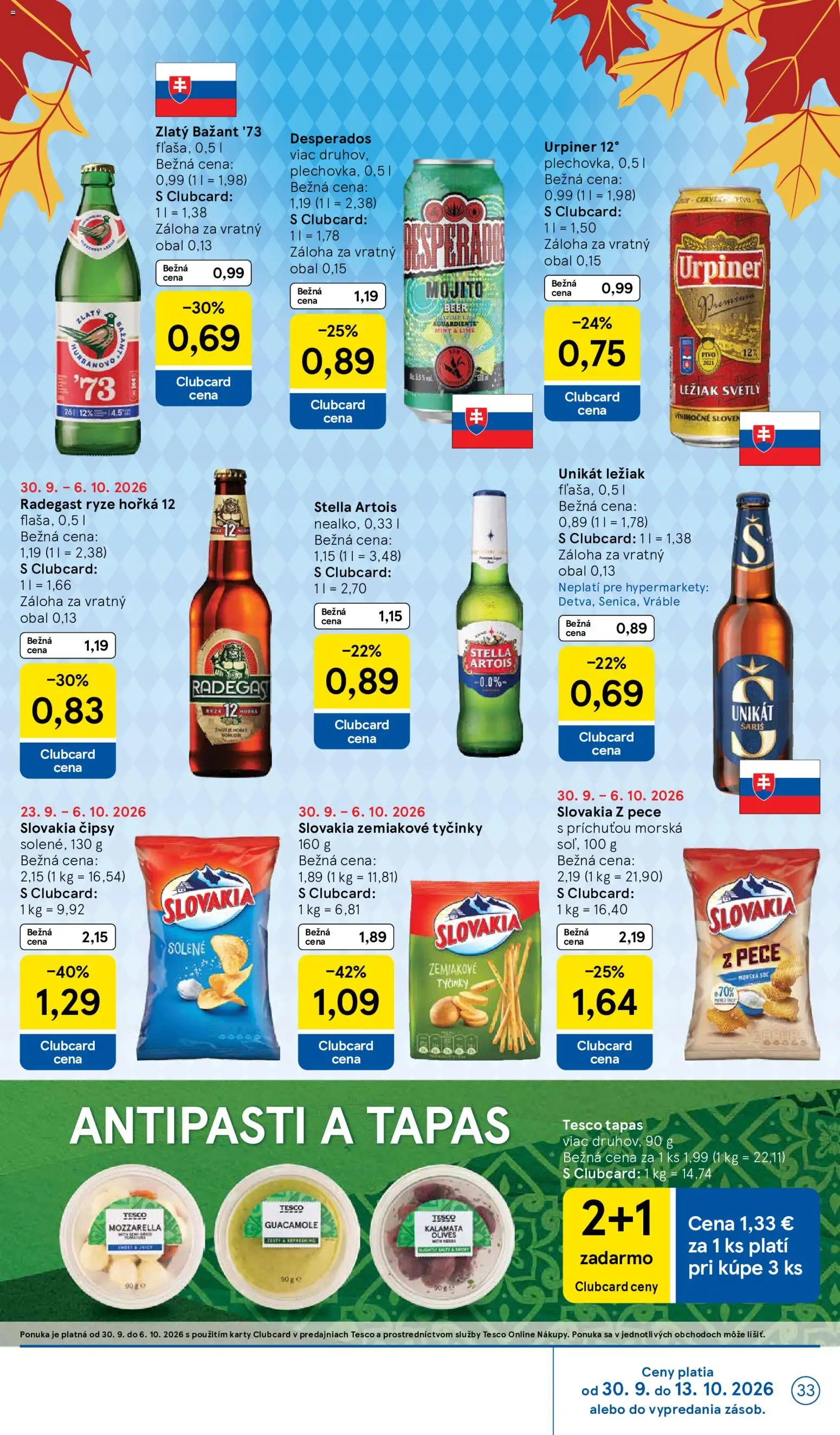 Náhľad Tesco letáku platného od 30.09.2026