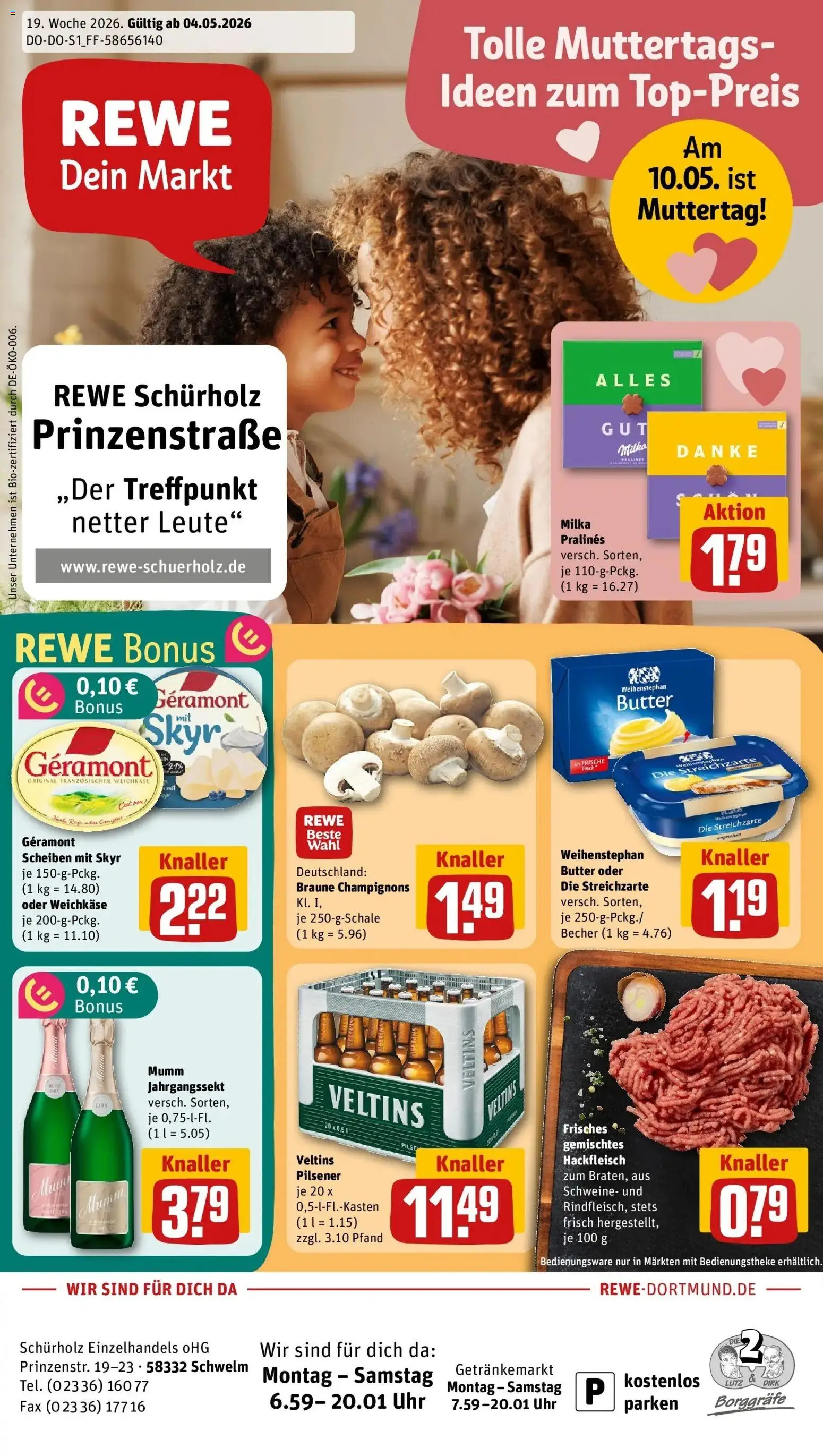 Vorschau von dem Prospekt des Geschäftes Rewe, gültig ab dem 04.05.2026