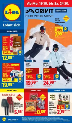Vorschau von dem Prospekt des Geschäftes Lidl, gültig ab dem 19.10.2026
