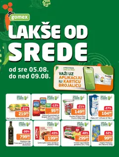 Pregled Gomex kataloga - važi od 05.08.2026