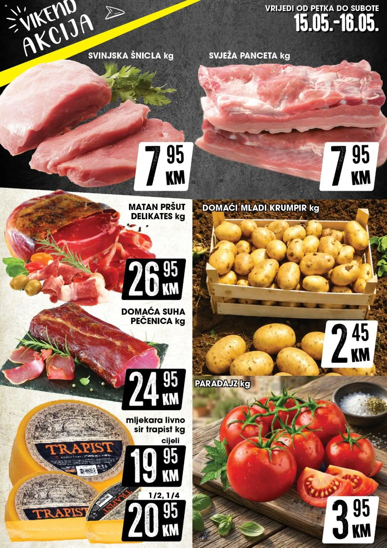 Pregled letka Prodex vikend akcija trgovine Prodex vrijedi od 15.05.2026