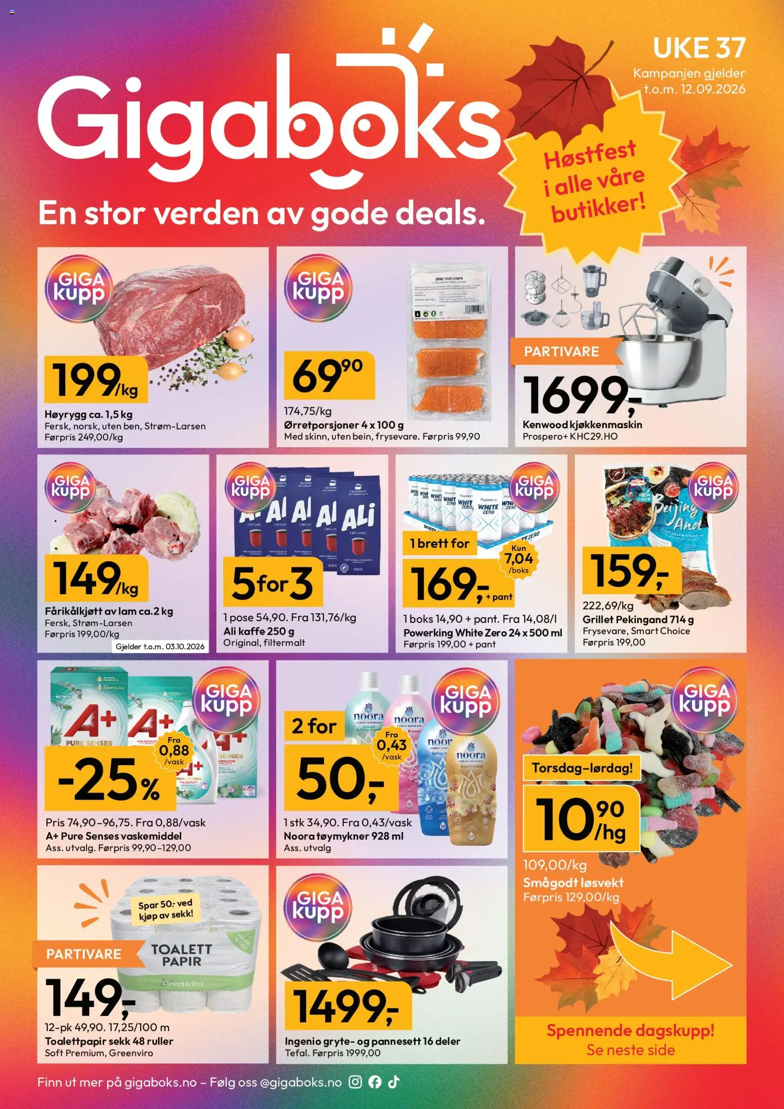 Forhåndsvis Gigaboks kundeavis fra butikk Gigaboks gyldig fra 07/09/2026