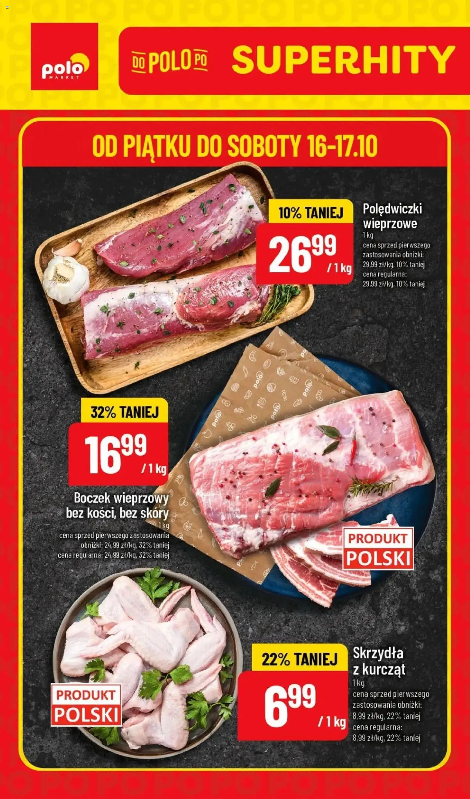 Pogląd gazetki "SuperHity POLOmarkt do soboty 17.10 (G42)" ze sklepu POLOmarket ważnej od 16.10.2026