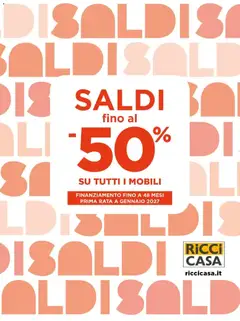 Anteprima dell'opuscolo Offerte volantino Ricci Casa dal negozio Offerte valido da 05/07/2026