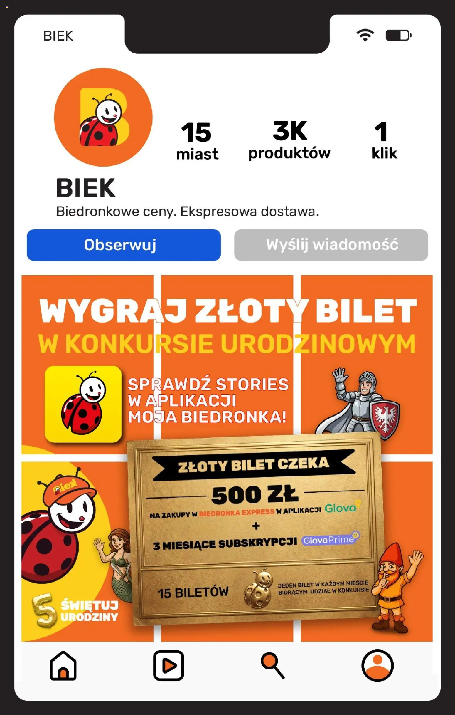 Pogląd gazetki "Biedronka gazetka - Biek" ze sklepu Biedronka ważnej od 10.10.2026