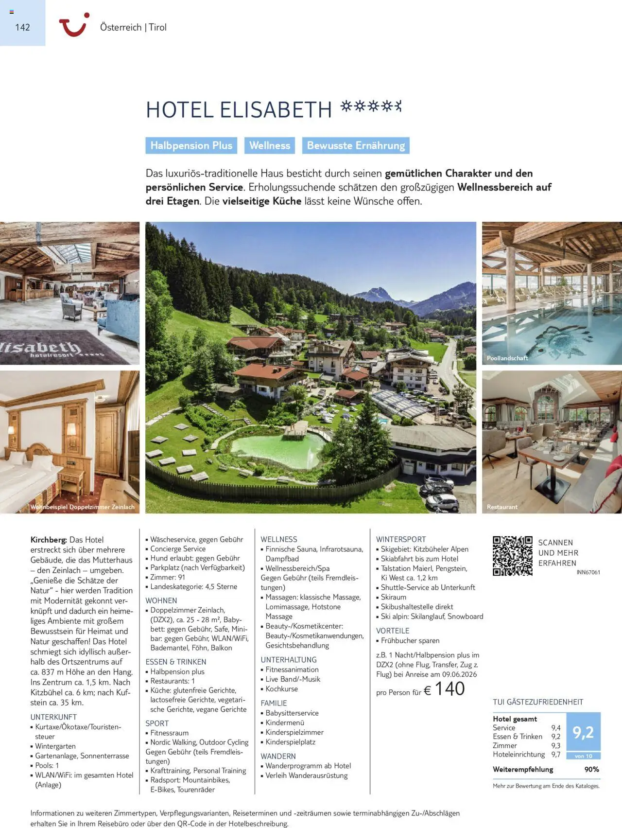 Vorschau von dem Prospekt des Geschäftes TUI, gültig ab dem 01.11.2025 - Küche, Gerichte, Bett, Ski, Snowboard