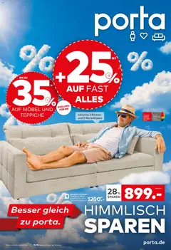 Vorschau von dem Prospekt des Geschäftes Porta!, gültig ab dem 01.06.2026