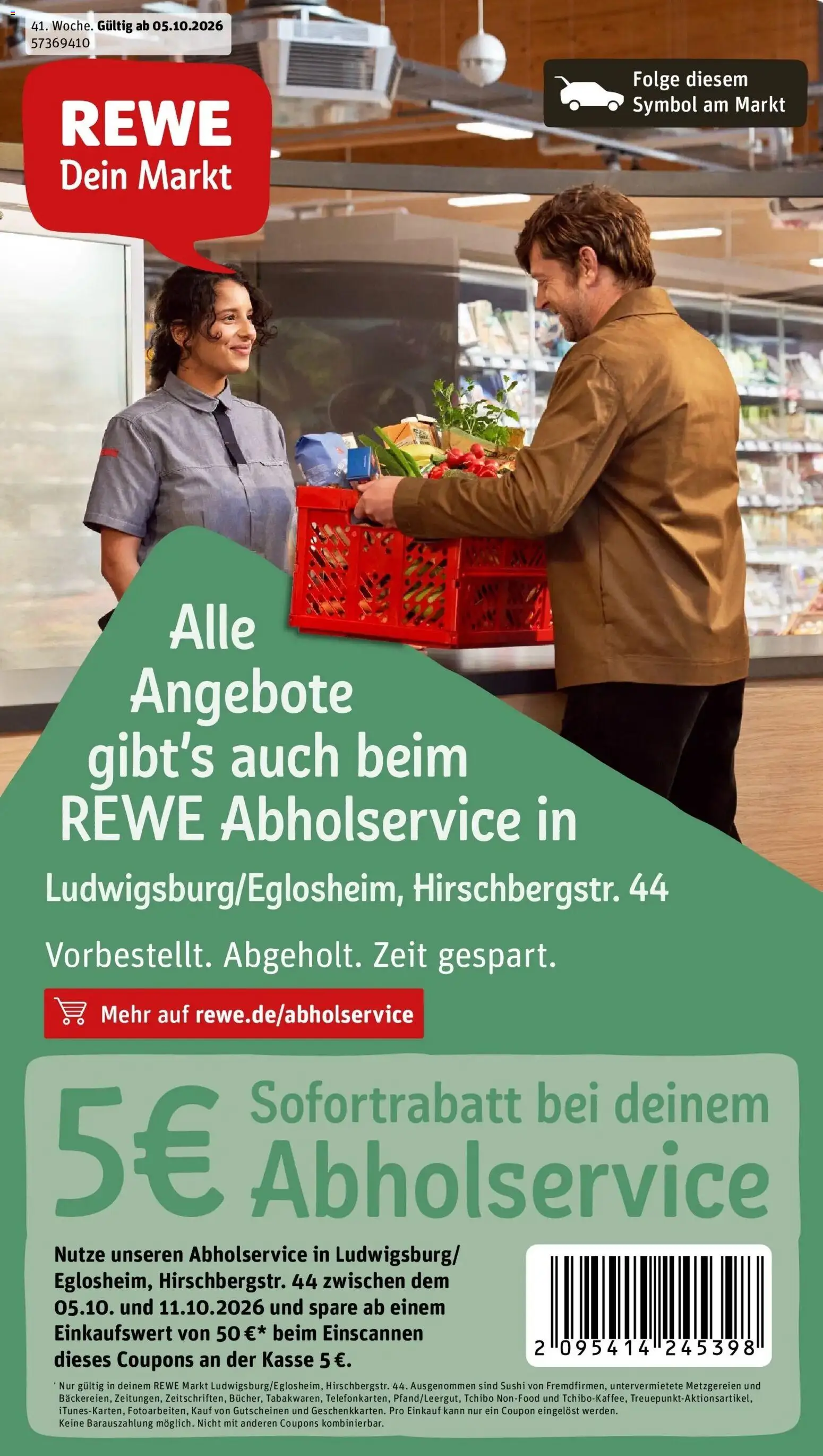 Vorschau von dem Prospekt des Geschäftes Rewe, gültig ab dem 05.10.2026