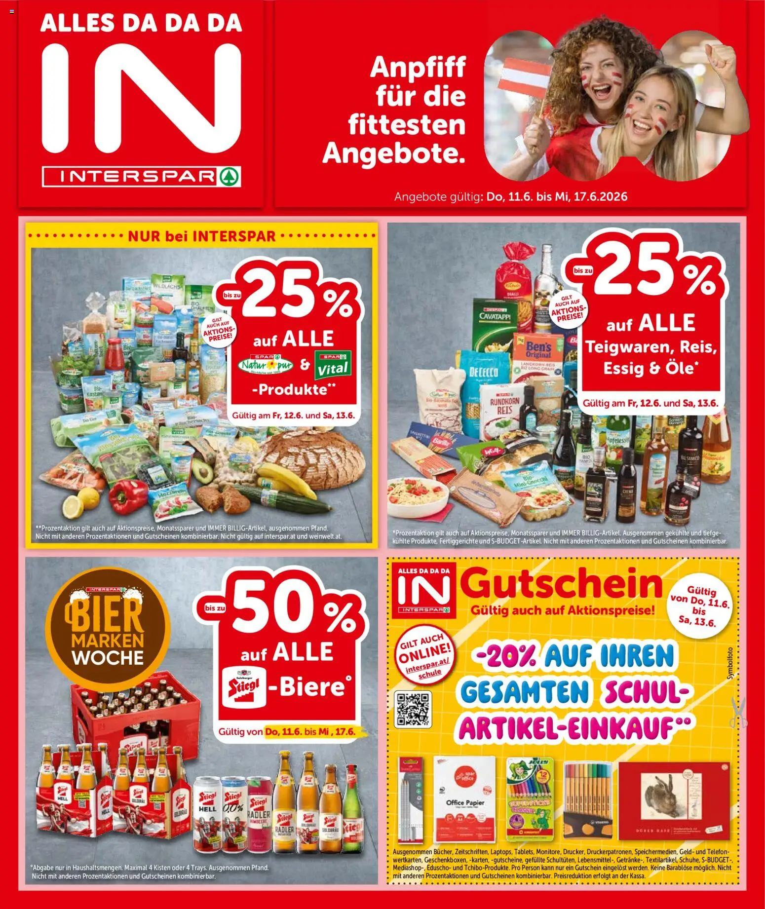 Vorschau der Angebote: Interspar Interspar Flugblatt - Osttirol gültig ab 11.06.2026
