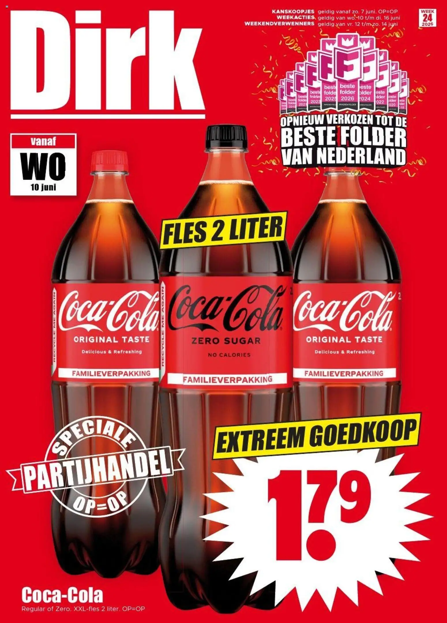 Voorbeeld van Dirk folder week 24 van winkel Dirk geldig vanaf 10-06-2026