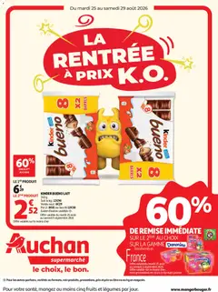 Prévisualisation de Auchan Rentrée scolaire supers du magasin Auchan formulaire valide 25/08/2026
