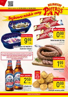 Pogląd gazetki "Piotruś Pan gazetka" ze sklepu Piotruś Pan ważnej od 25.08.2026