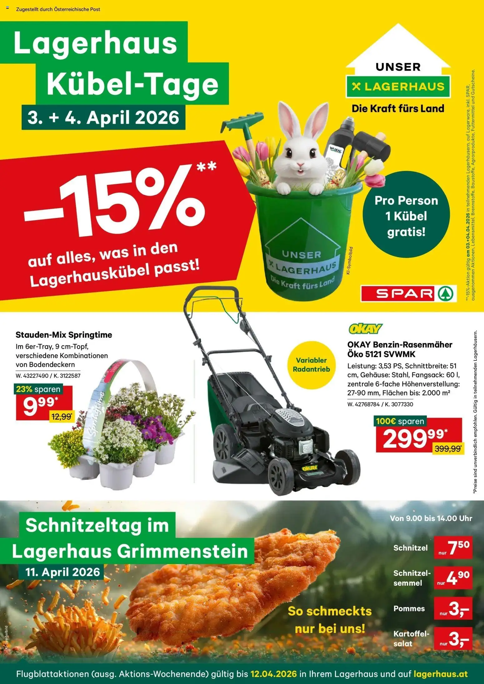 Vorschau der Angebote: Lagerhaus Lagerhaus Wochen Angebote gültig ab 30.03.2026 - Uhr, Salat