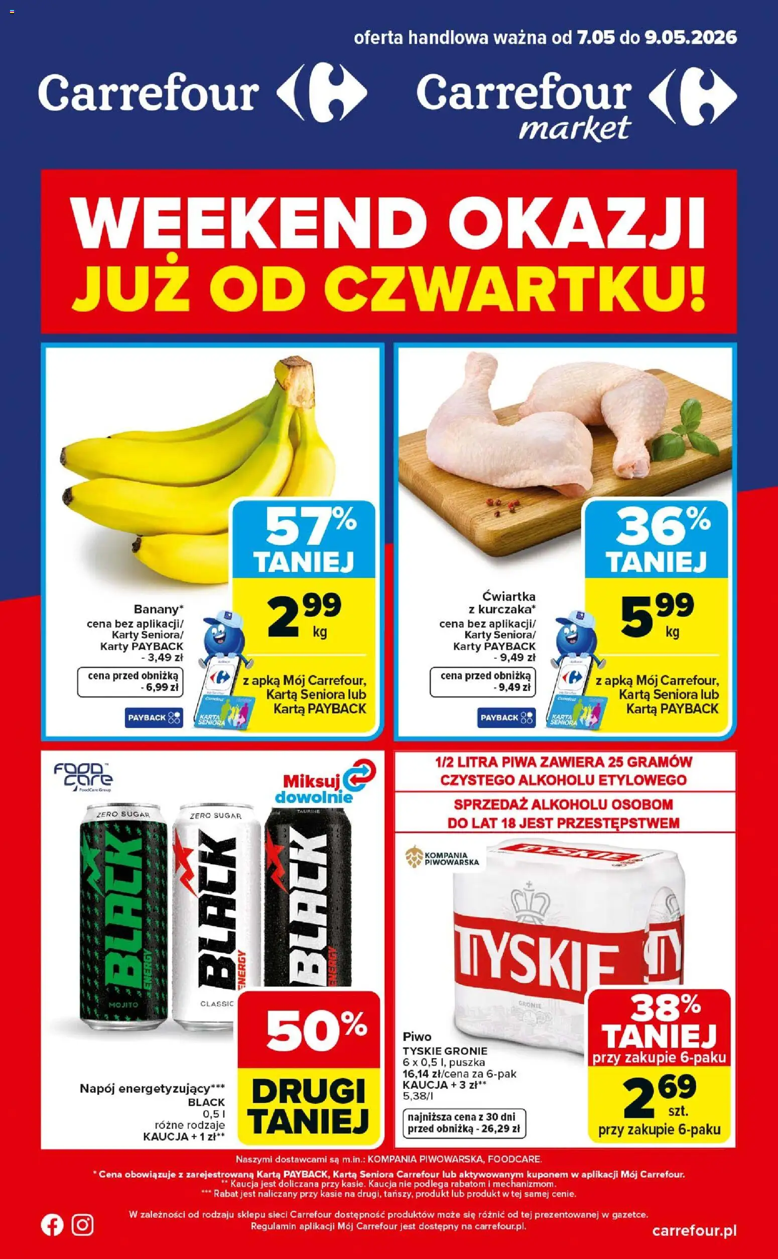 Pogląd gazetki "Carrefour gazetka - Weekend okazji" ze sklepu Carrefour ważnej od 07.05.2026