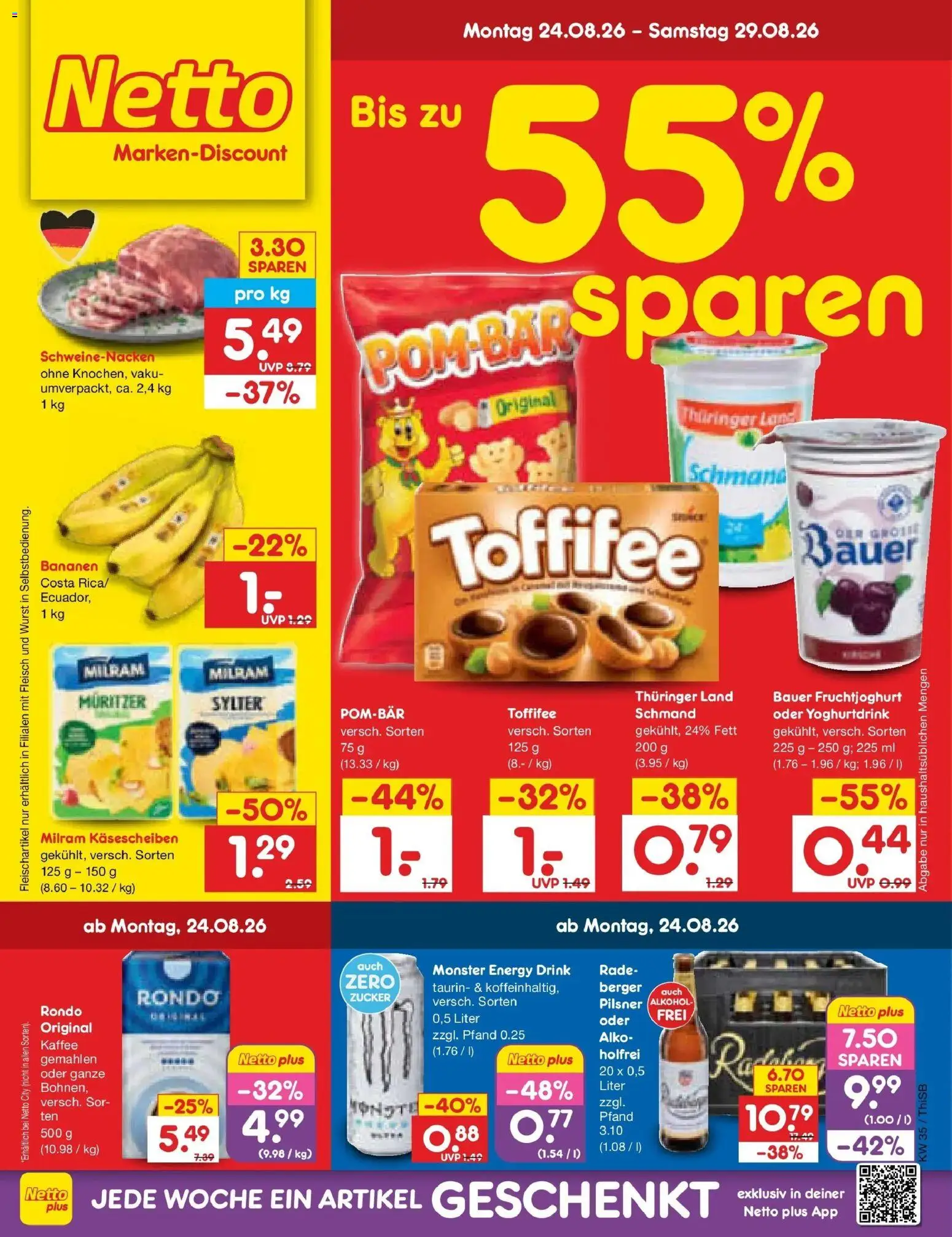 Vorschau von dem Prospekt des Geschäftes Netto Marken-Discount, gültig ab dem 24.08.2026