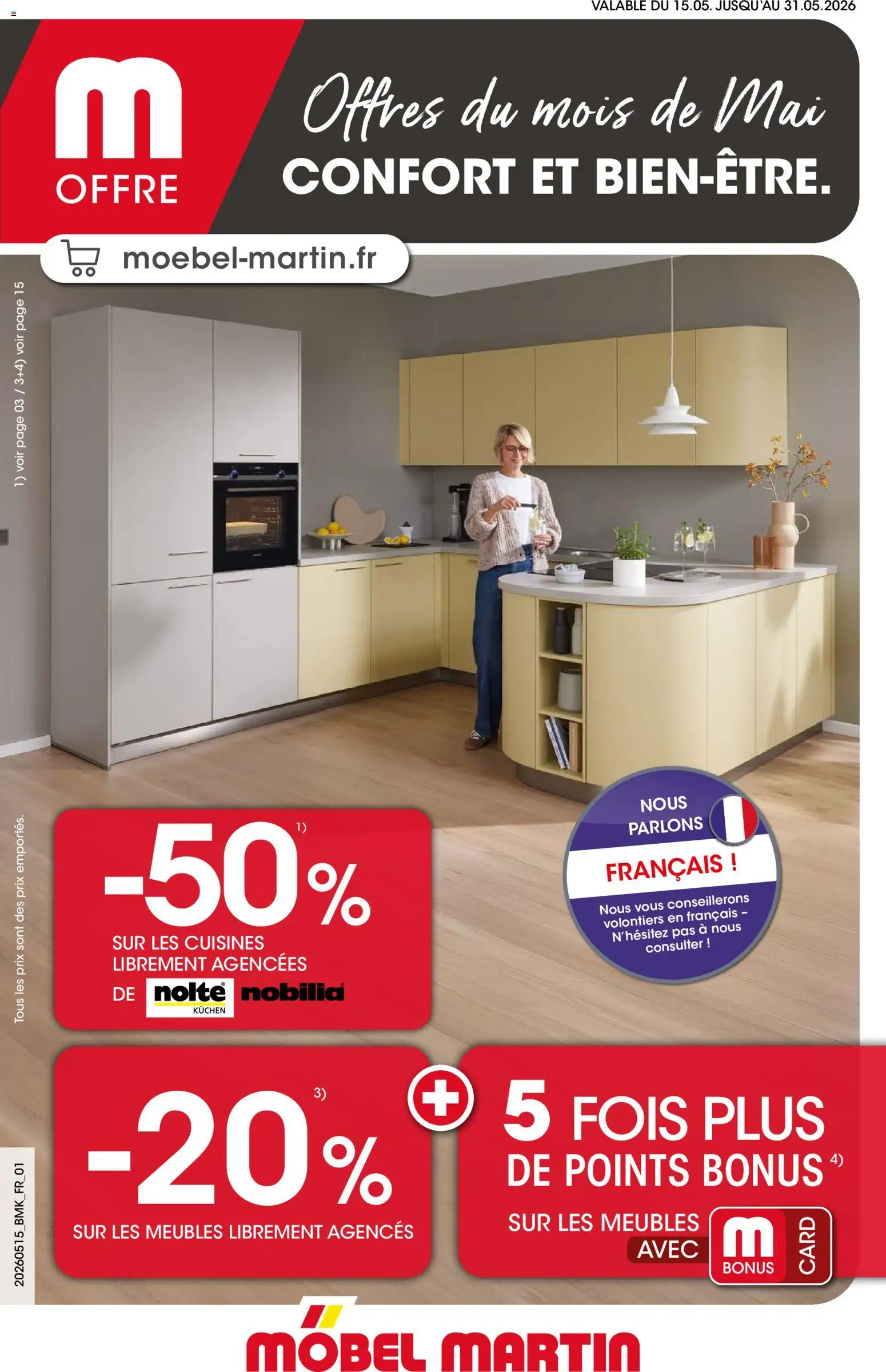 Prévisualisation de Möbel Martin offres du mois de Mai du magasin Möbel Martin formulaire valide 15/05/2026