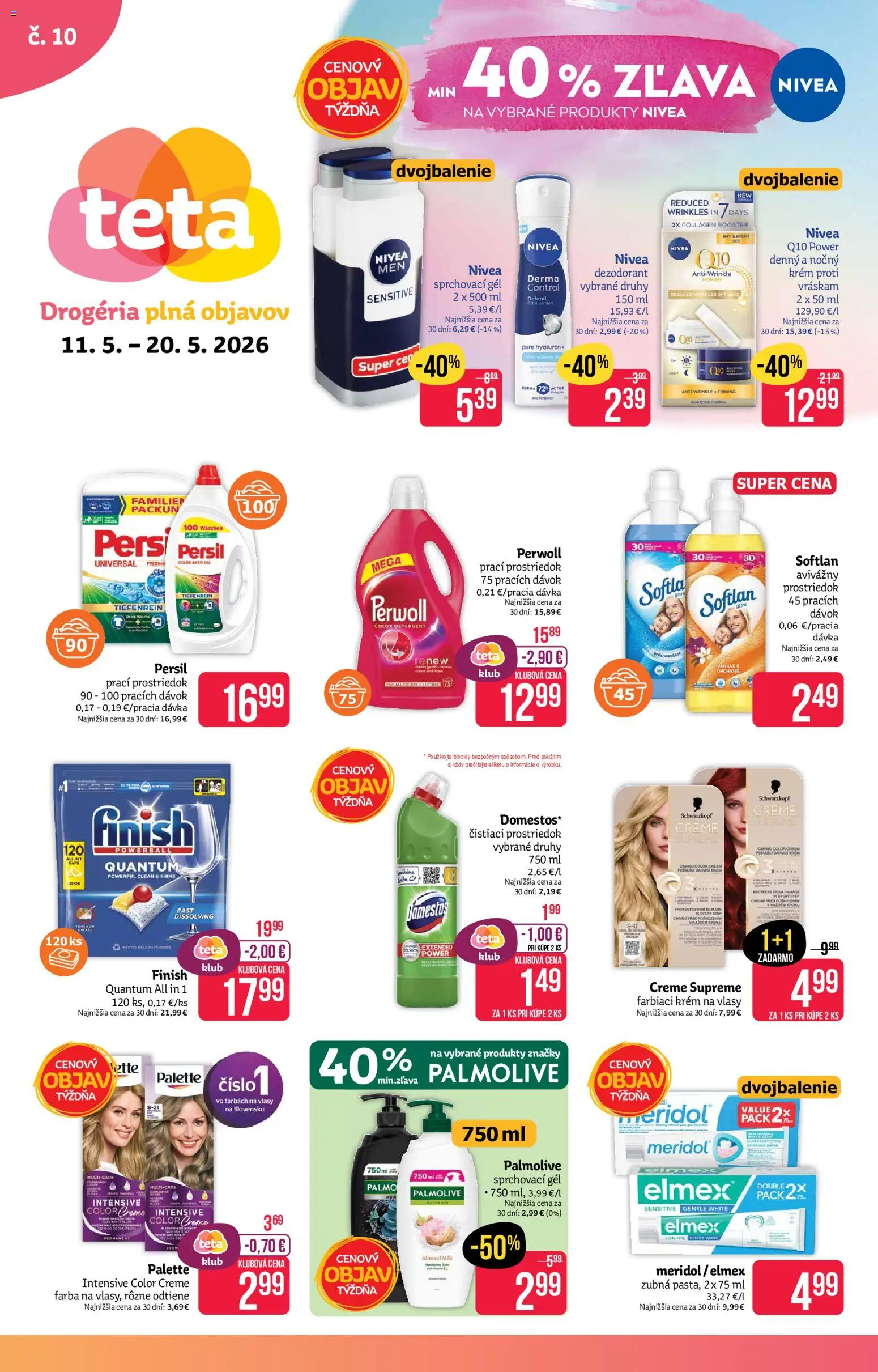 Náhľad Teta drogerie letáku platného od 11.05.2026