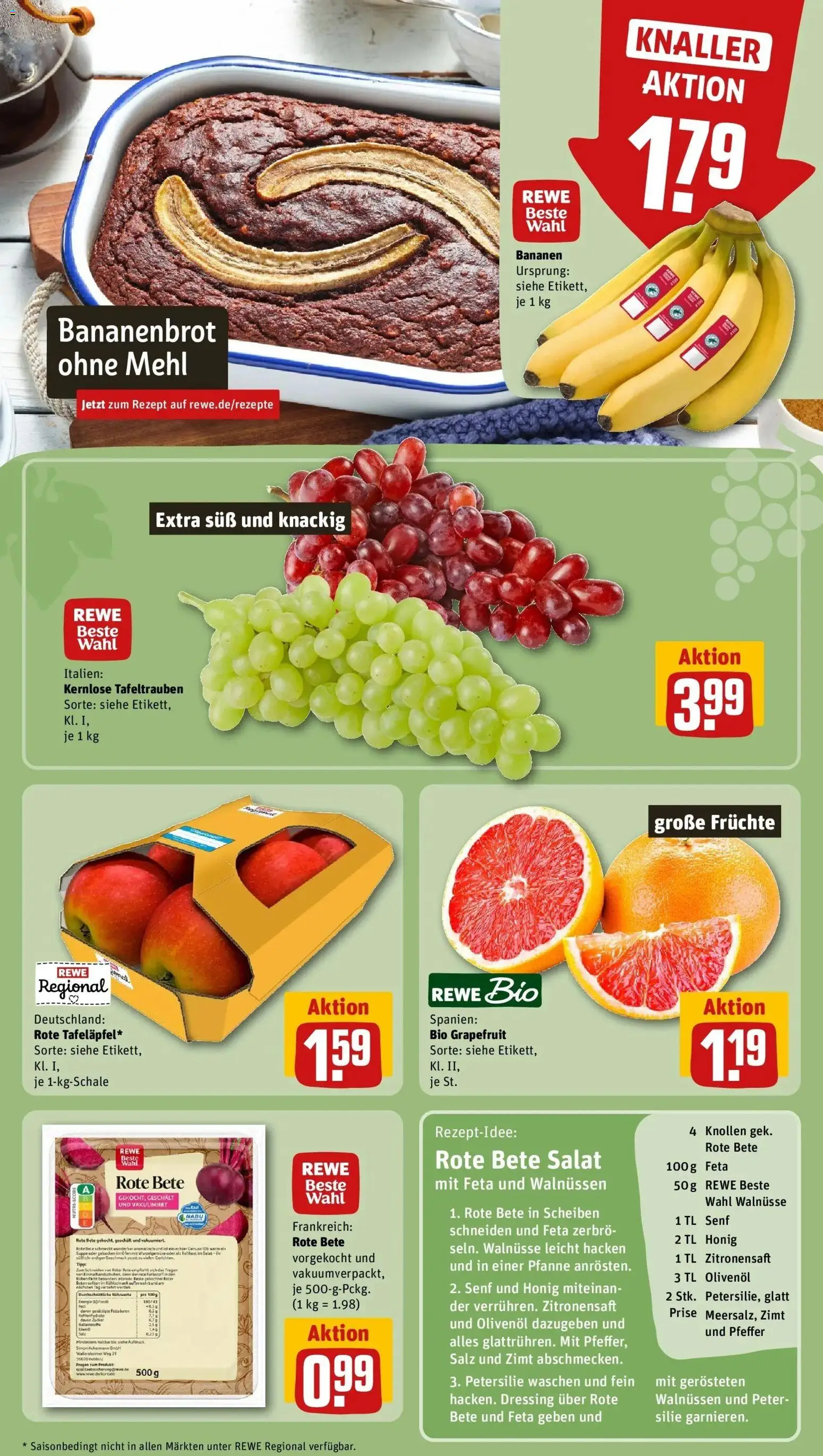 Vorschau von dem Prospekt des Geschäftes Rewe, gültig ab dem 26.10.2026