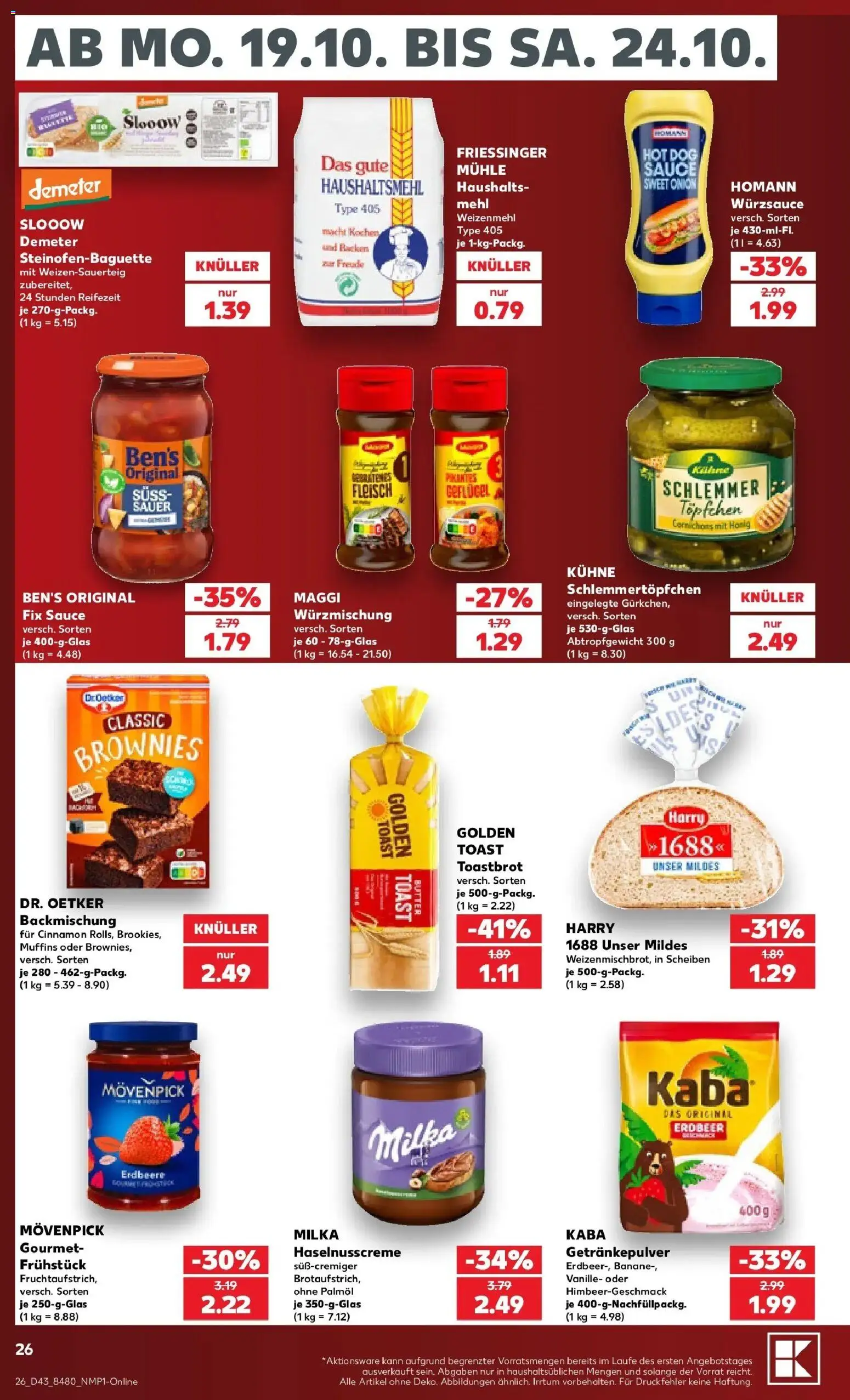 Vorschau von dem Prospekt des Geschäftes Kaufland, gültig ab dem 19.10.2026