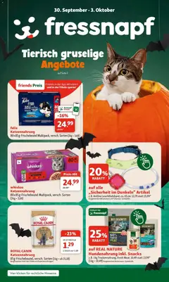 Vorschau der Angebote: Fressnapf Fressnapf Angebote gültig ab 30.09.2026