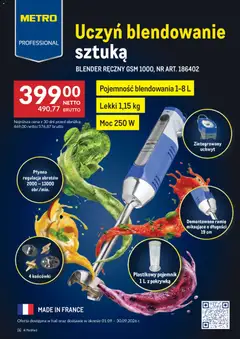 Pogląd gazetki "Makro gazetka - Blender MP" ze sklepu Makro ważnej od 01.09.2026