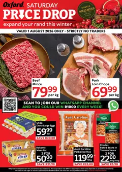 Preview of Oxford Freshmarket flyer valid from 01/08/2026