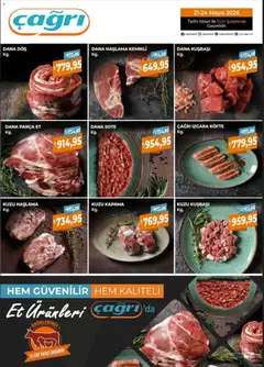 Çağrı Market Çağrı Market - Kasap Katalog 21.05.2026 - Broşürünün önizlemesi