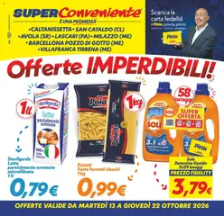 Anteprima dell'opuscolo SuperConveniente volantino Caltanissetta, San Cataldo, Avola, Lascari, Milazzo, Barcellona dal negozio SuperConveniente valido da 13/10/2026