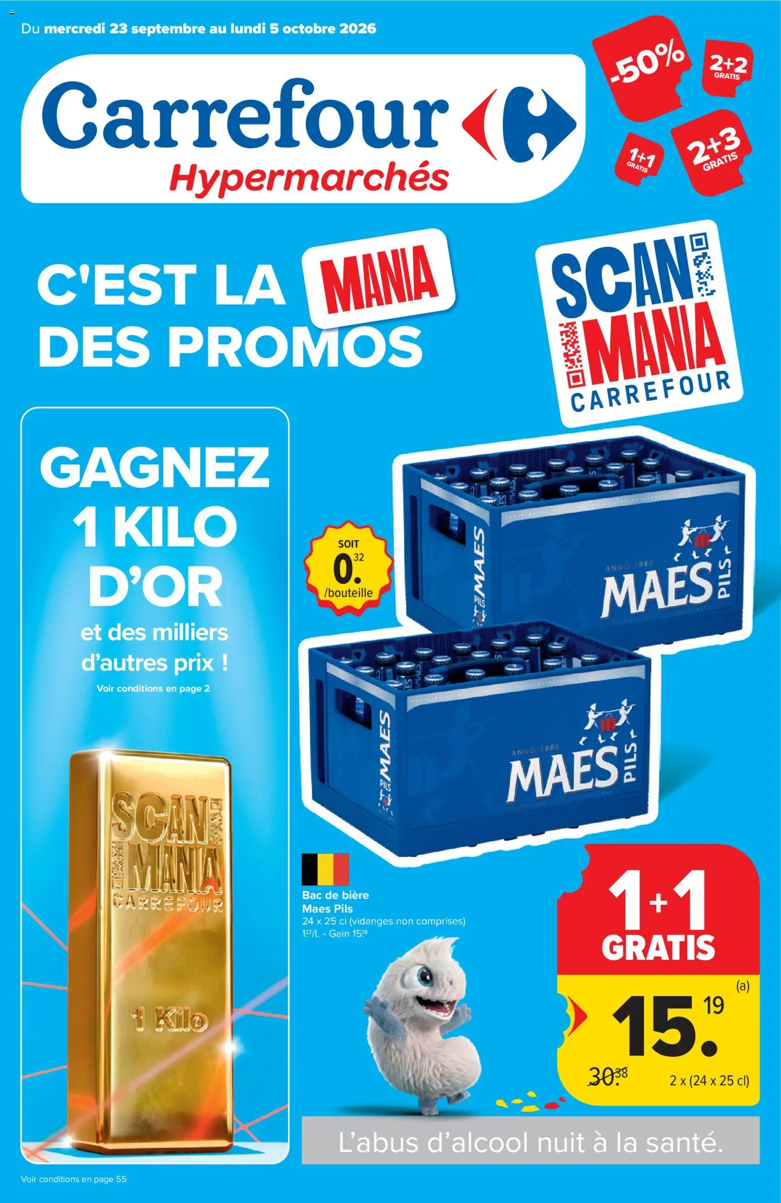 Voorbeeld van Carrefour folder semaine 39 van winkel Carrefour geldig vanaf 23/09/2026