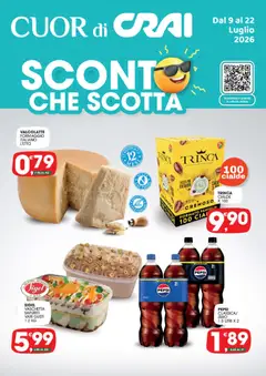 Anteprima dell'opuscolo CRAI volantino Cuor di Crai Biancavilla dal negozio CRAI valido da 09/07/2026