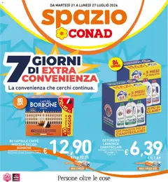Anteprima dell'opuscolo Spazio Conad volantino Extra Convenienza dal negozio Spazio Conad valido da 21/07/2026