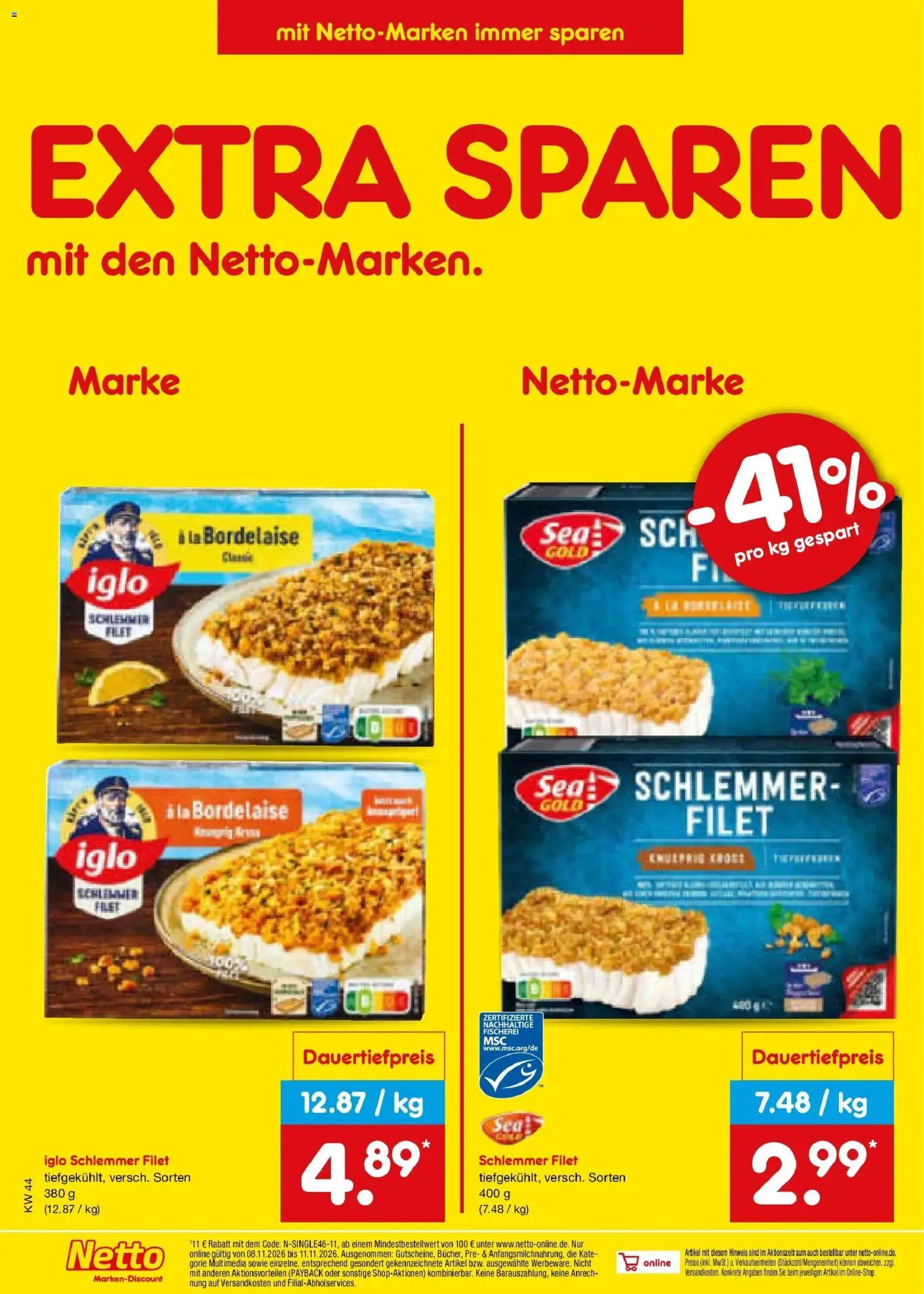 Vorschau von dem Prospekt des Geschäftes Netto Marken-Discount, gültig ab dem 26.10.2026