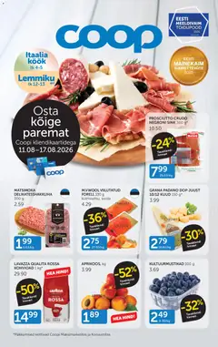 Coop kliendilehe eelvaade alates 11.08.2026