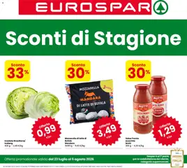 Anteprima dell'opuscolo Eurospar volantino Rovereto dal negozio Eurospar valido da 23/07/2026