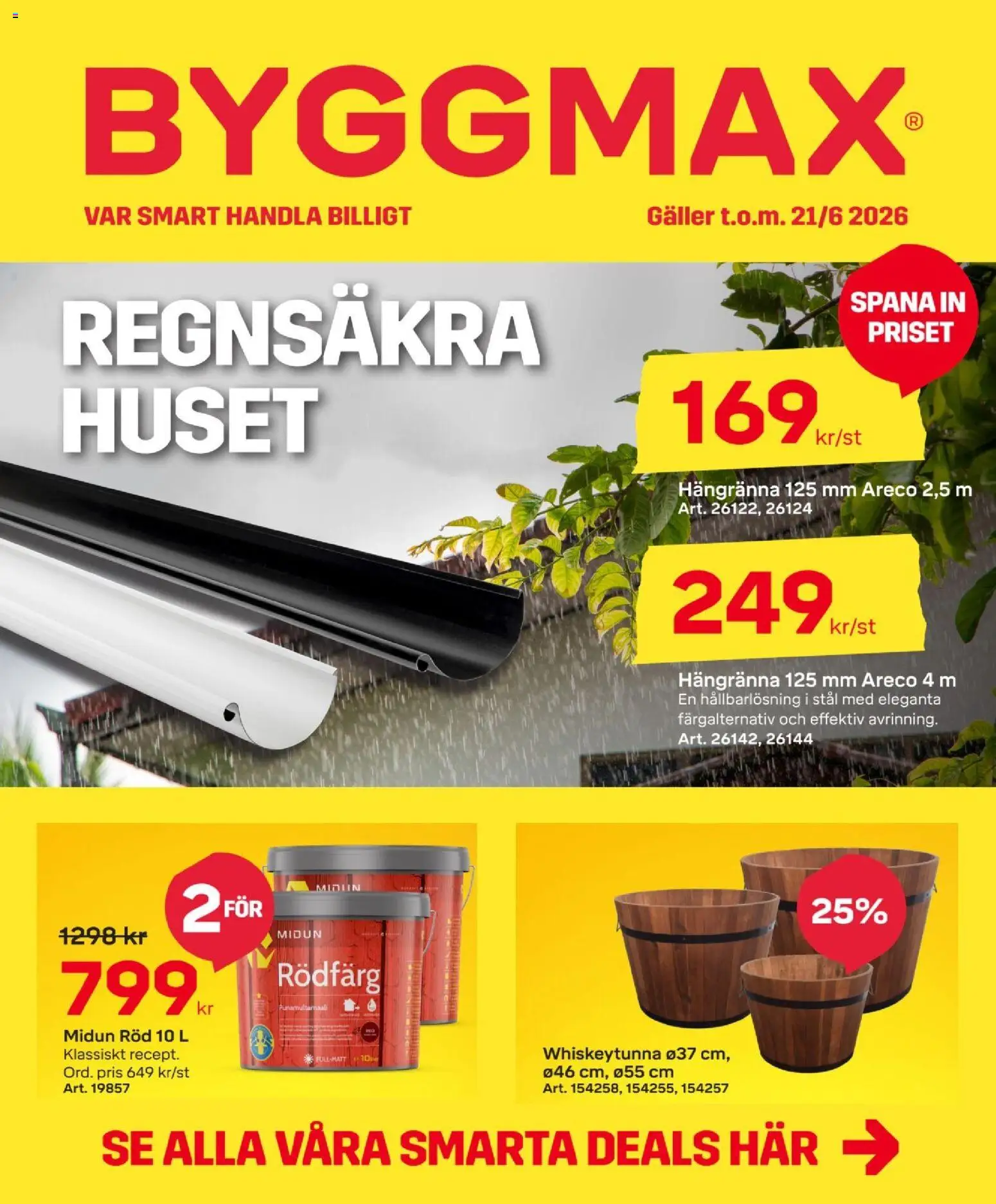 Förhandsgranska reklamblad ByggMax erbjudanden från butik ByggMax gäller från 11/06/2026