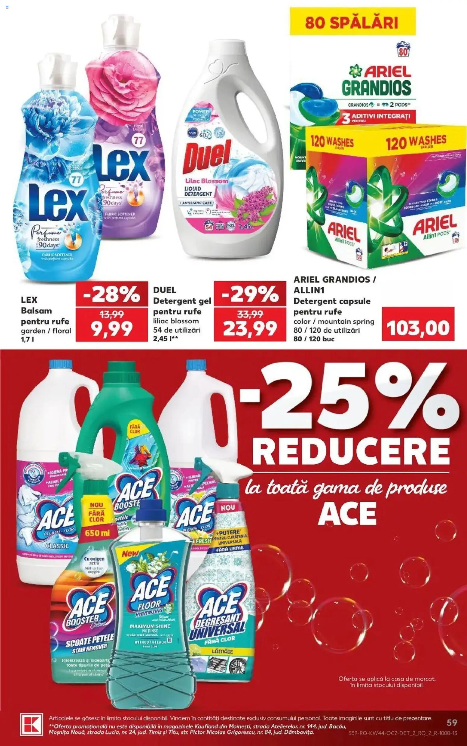 Previzualizarea de cataloage: Kaufland Kaufland Vaslui valabil de la 28.10.2026 - Power, Detergent, Balsam, Detergent Capsule, Aplică