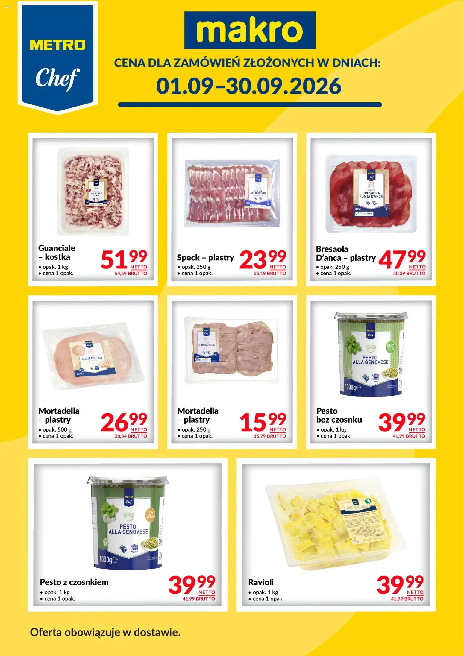 Pogląd gazetki "Makro gazetka - Metro Chef w dostawie II" ze sklepu Makro ważnej od 01.09.2026