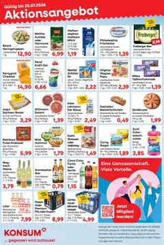Vorschau von dem Prospekt des Geschäftes KONSUM Leipzig, gültig ab dem 20.07.2026