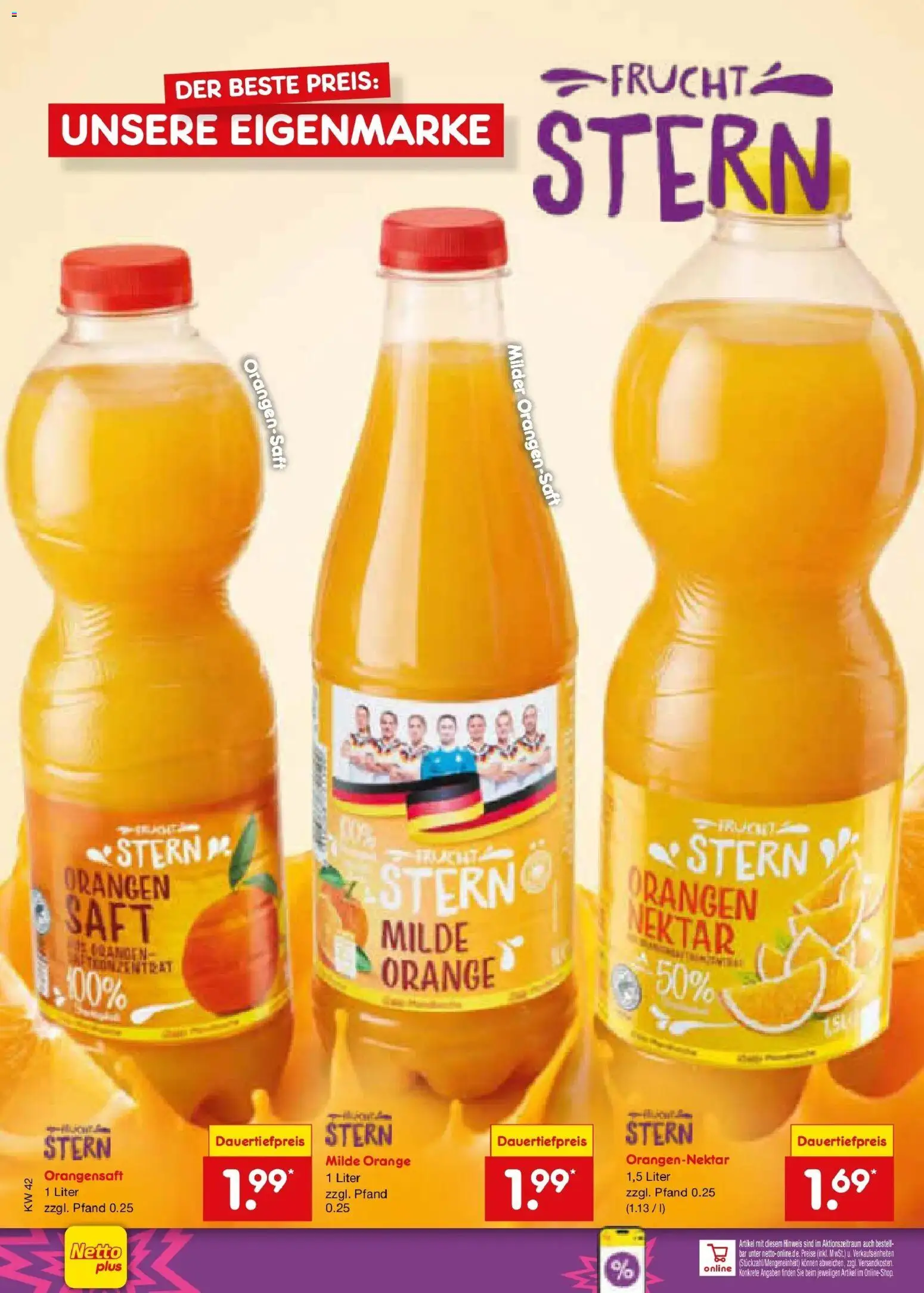 Vorschau von dem Prospekt des Geschäftes Netto Marken-Discount, gültig ab dem 12.10.2026 - Orangensaft, Saft, Orangen