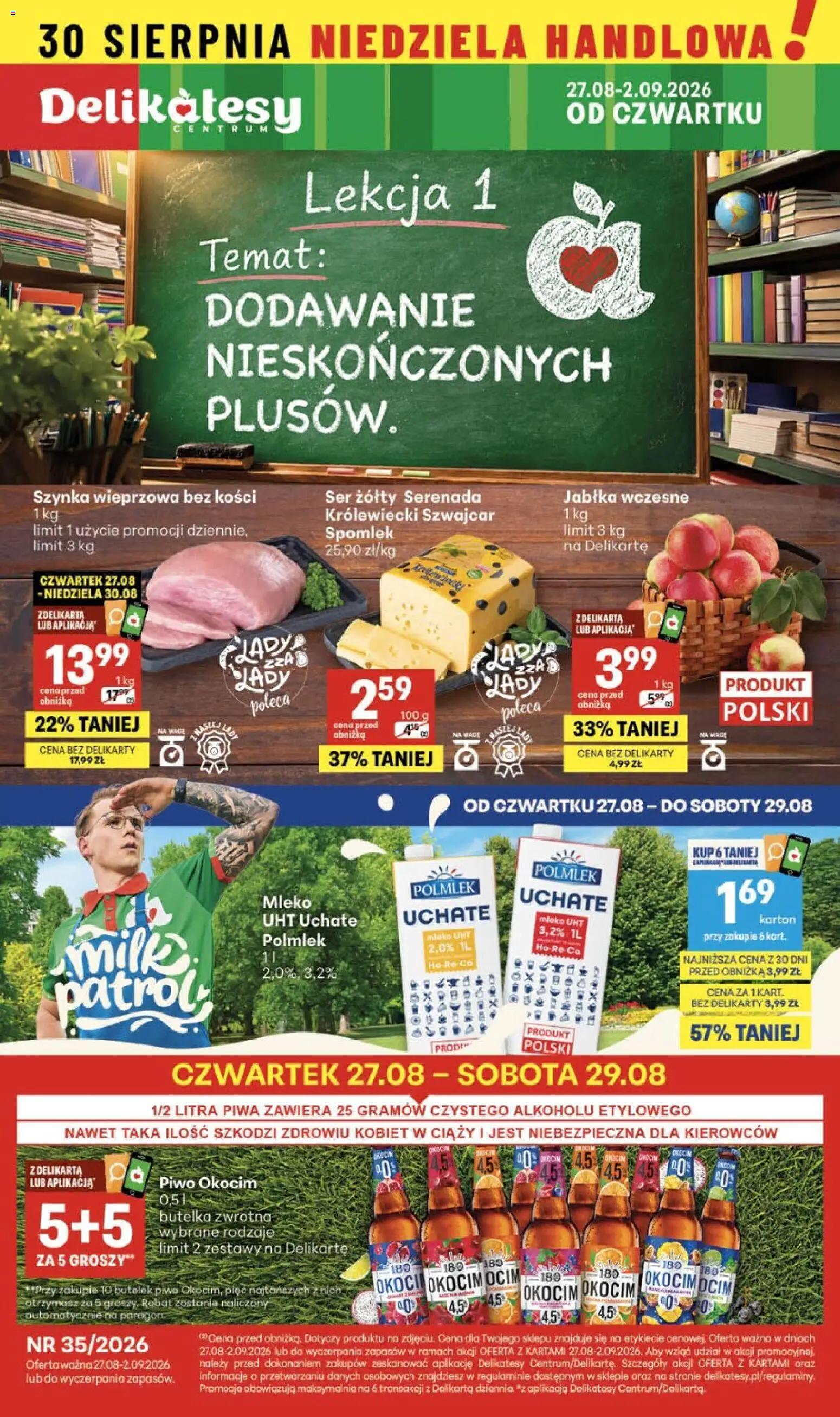 Pogląd gazetki "Delikatesy Centrum gazetka" ze sklepu Delikatesy Centrum ważnej od 27.08.2026