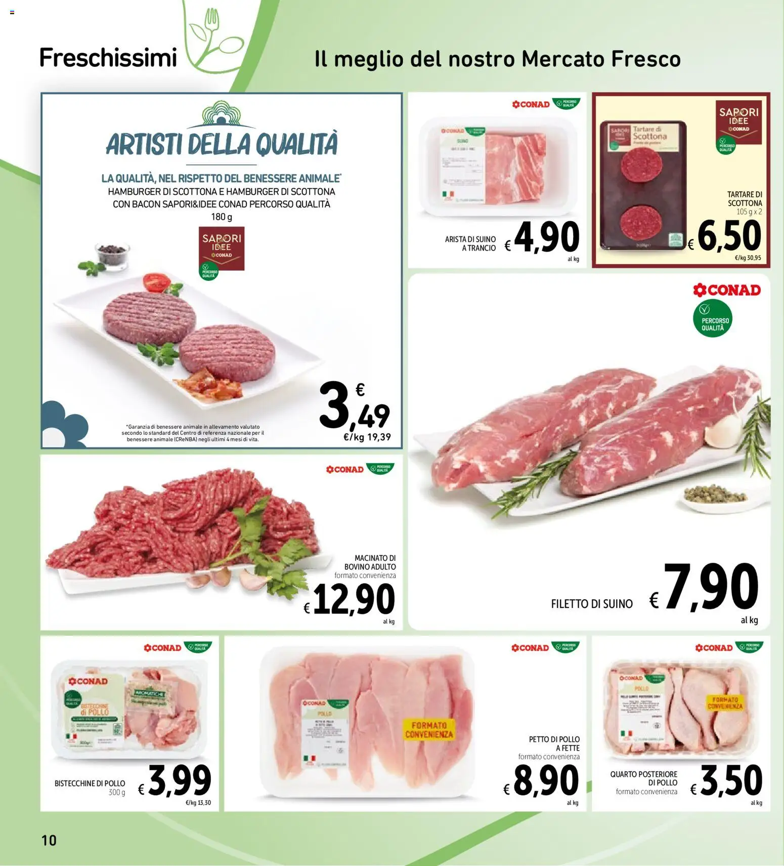 Anteprima dell'opuscolo Spazio Conad volantino dal negozio Spazio Conad valido da 30/10/2026 - Hamburger, Pollo, Bovino, Petto di Pollo, Bacon, Filetto, Suino, Macinato