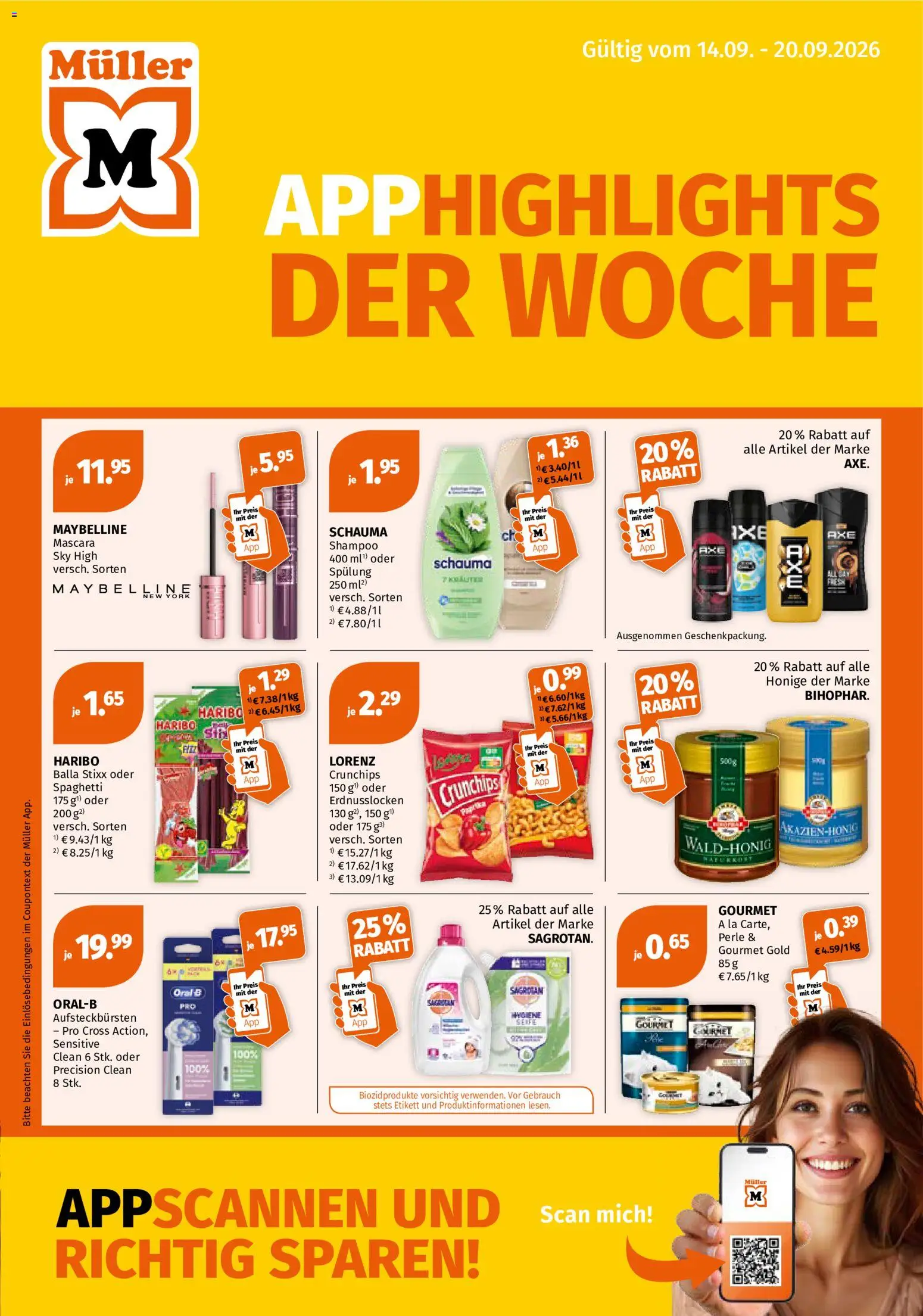 Vorschau von dem Prospekt des Geschäftes Müller, gültig ab dem 14.09.2026