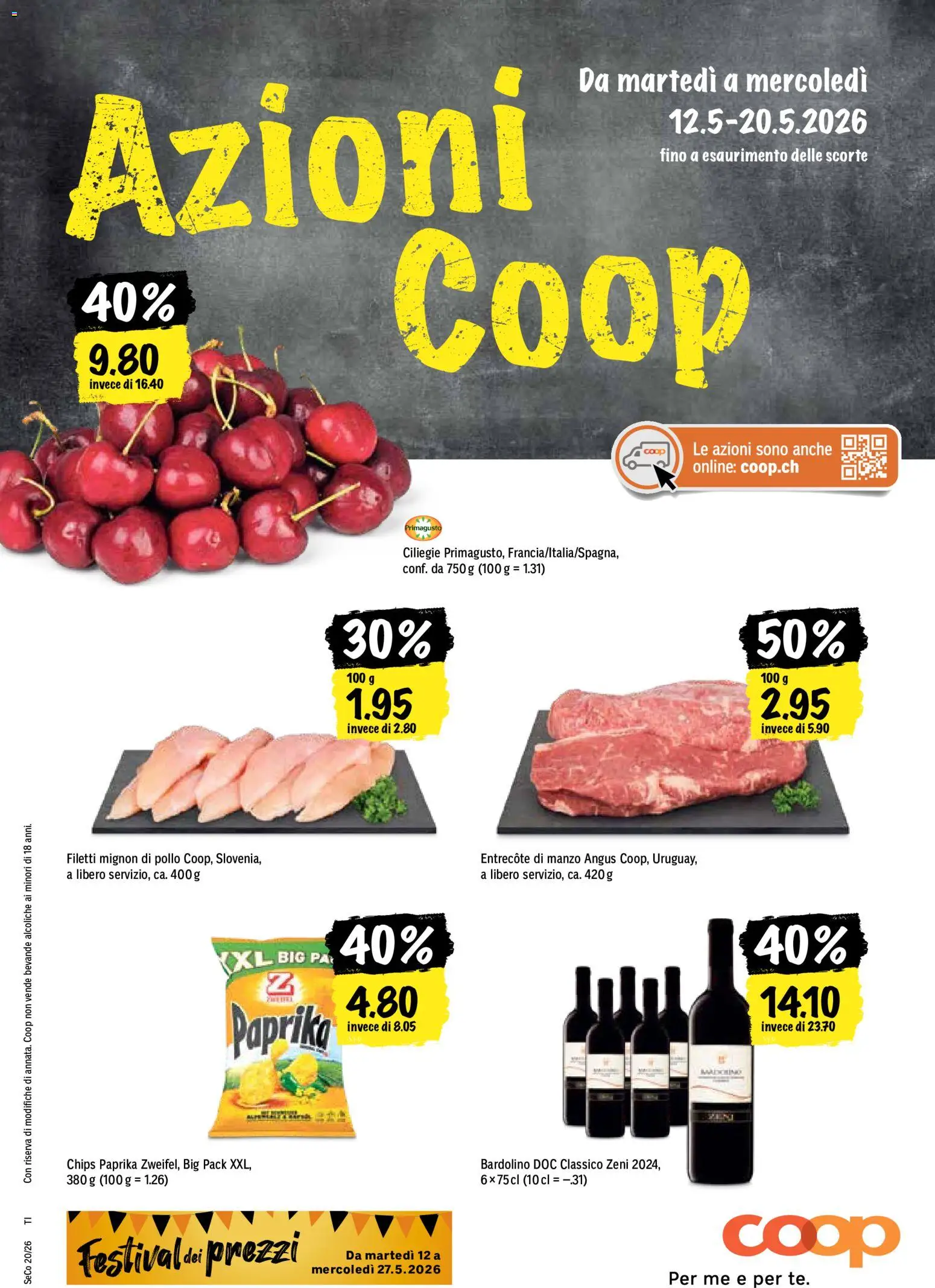 Vorschau des Merkblatts Coop aktionen IT vom Shop Coop gültig von 12.05.2026 bis 20.05.2026