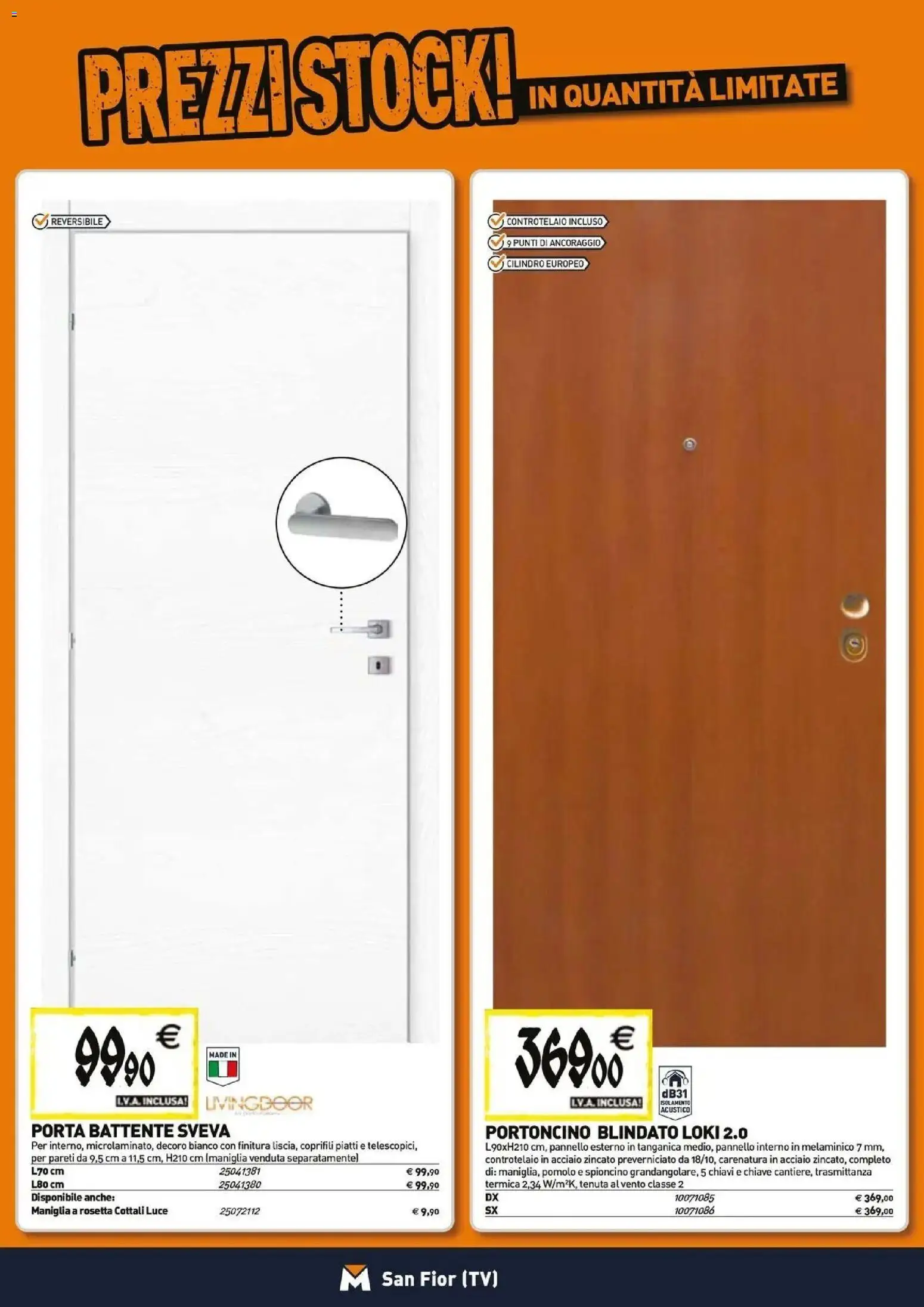 Anteprima dell'opuscolo TECNOMAT catalogo San Fior dal negozio TECNOMAT valido da 29/10/2026