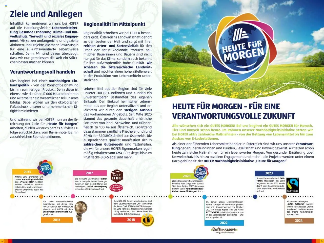 Hofer AT - Heute für Morgen-Magazin megtekintése, amely érvényes 2025.07.23.-től