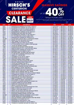Preview of Hirsch's flyer valid from 20/06/2026