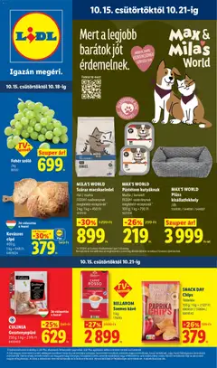 Lidl - Lidl akciós újság megtekintése, amely érvényes 2026.10.15.-től